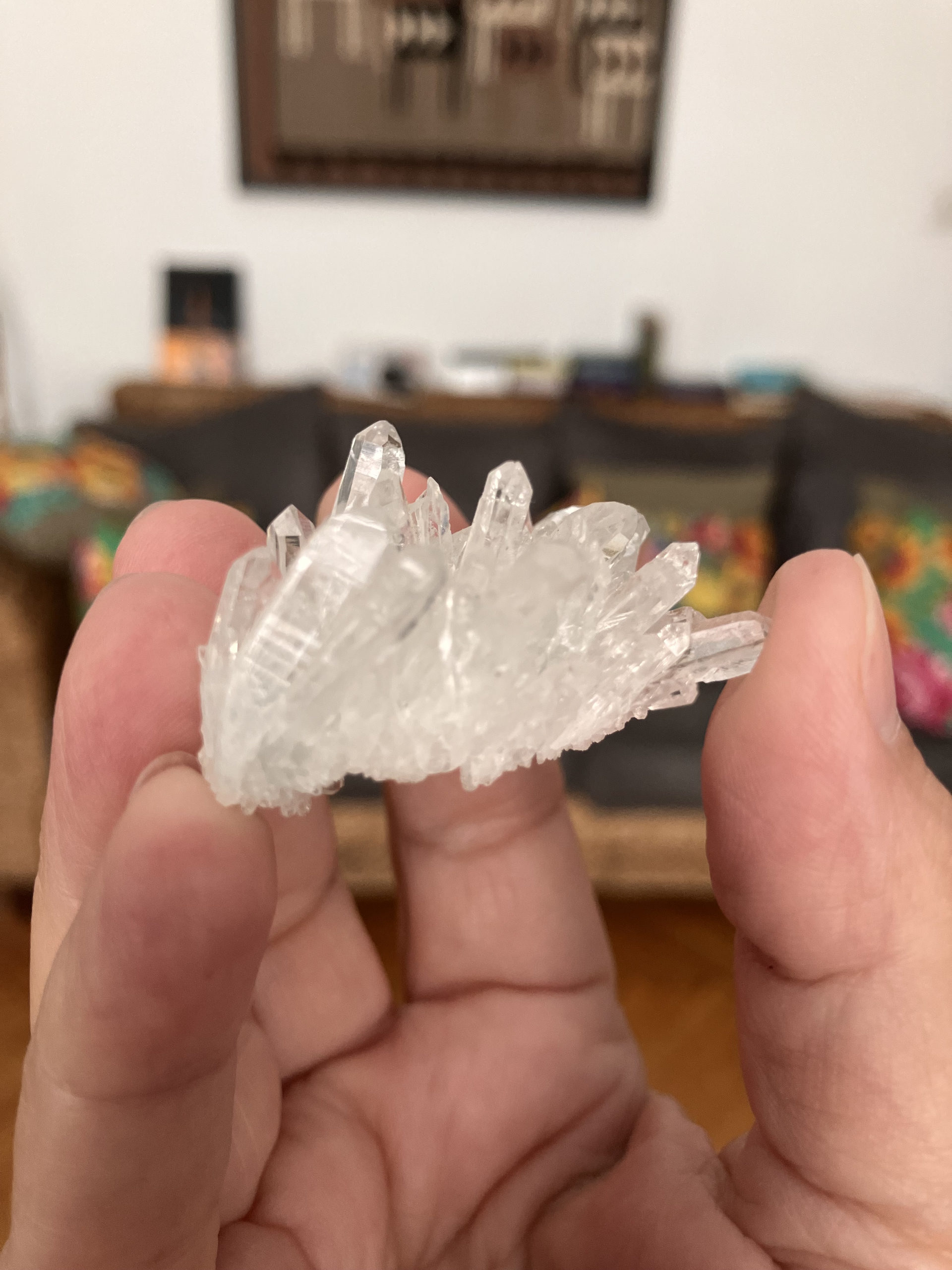 Amas de Cristal de Roche (Quartz hyalin) de Corinto - Minas Gerais-Brésil Poids 23 gr 3
