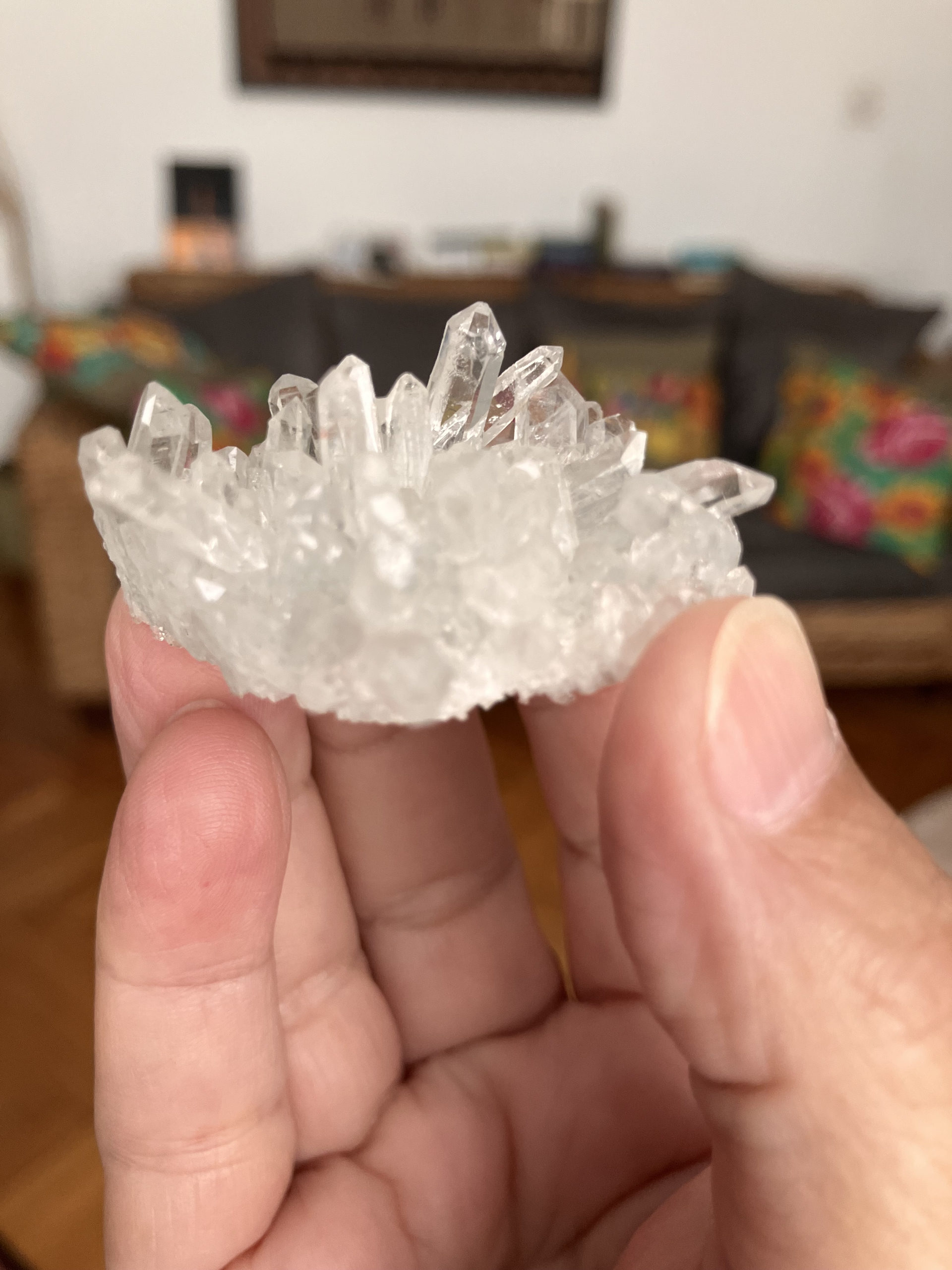 Amas de Cristal de Roche (Quartz hyalin) de Corinto - Minas Gerais-Brésil Poids 23 gr 2
